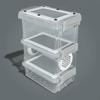Mealworm Breeding Box Sieve Design TwoLayer Kit Odor Control Breadworm Feeder for Desktop,