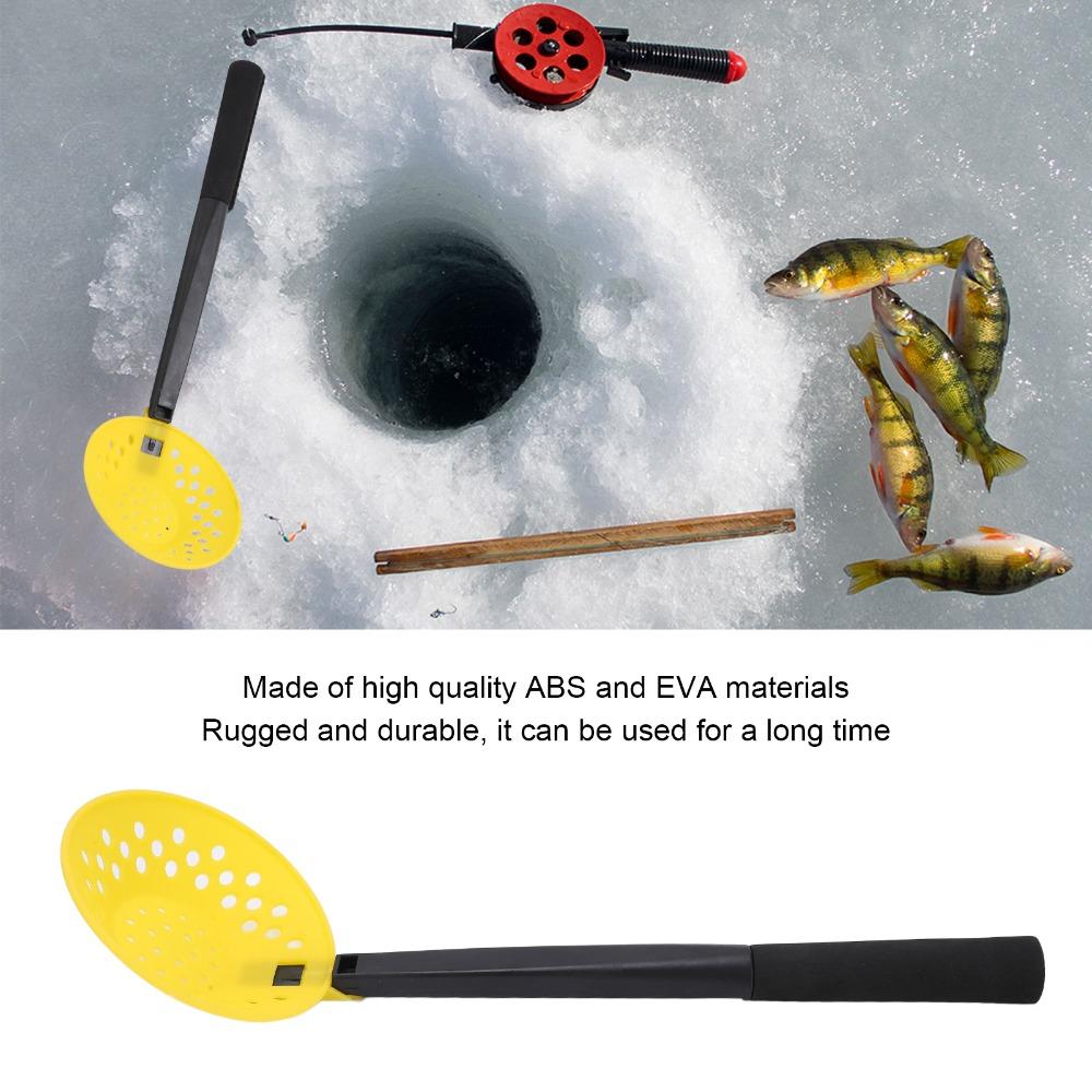 2PCS Ergonomic Ice Fishing Ladle ABS Fishing Scoop Durable Ice Fishing Scoop  Ice Fishing