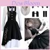 Disfraz de mucama de alta calidad de Danganronpa 3 Kirumi Tojo para fiestas.
