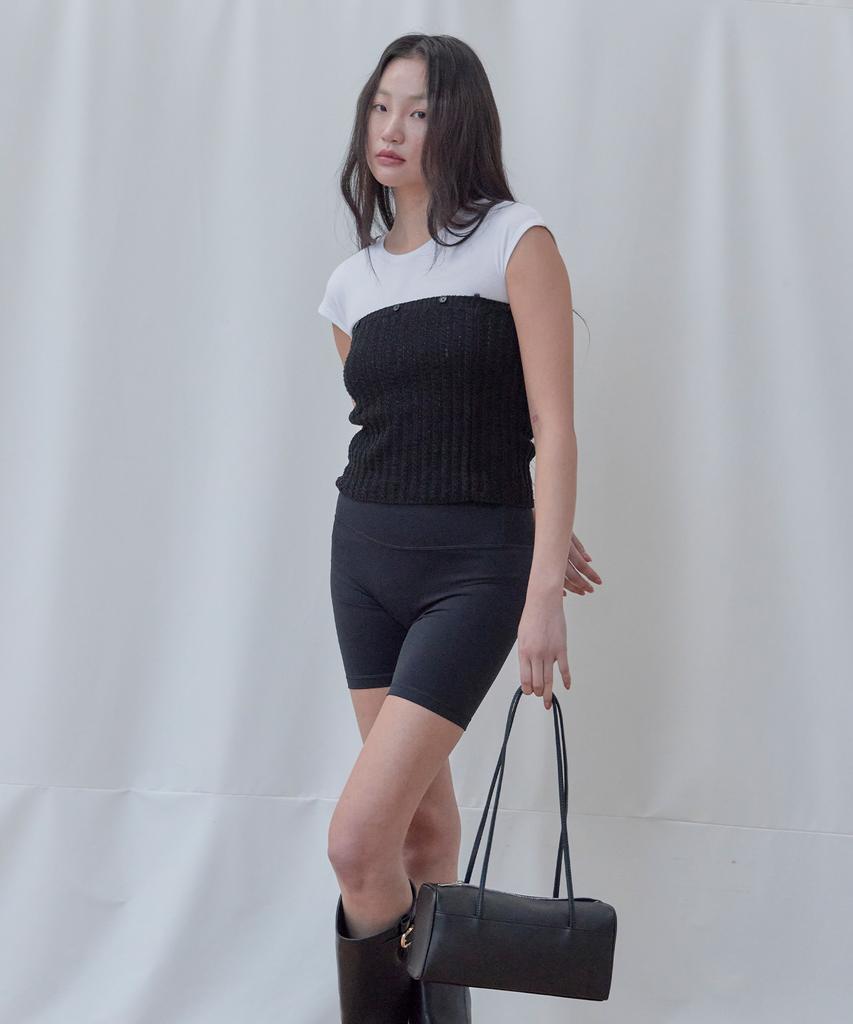 Haveawhale Square Baguette Bag (Bk)