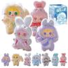 TOP TOY x Yooki "Hokkori Rabbit" Plüsch-Anhänger Serie (1 Stück) Gachapon Blind Box Figur Plastikmodell Premium Weichvinyl Spielzeug Geburtstagsgeschenk Original