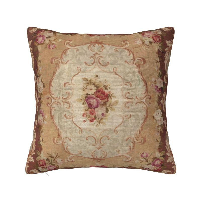 Custom Aubusson Tapestry 18th Birth Of The Virgin Mary Luxury Pillow Cover Bedroom Decoration Vintage French Floral Car Cushion