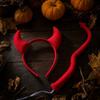 Kids Little Devil Costume Set with Horns Headband and Tail for Halloween Party