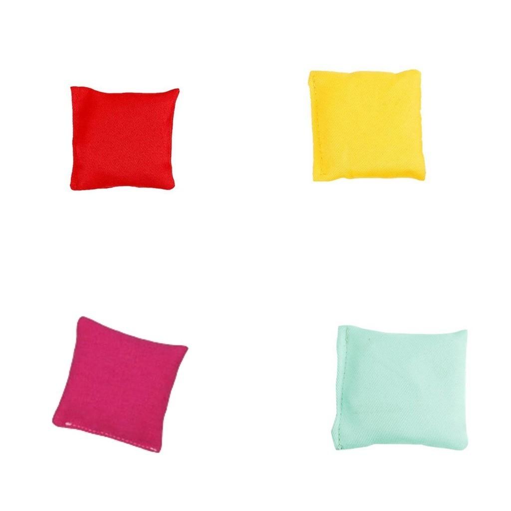 Kindergarten Cloth Sandbags Children's Toys Baby Small Sandbags Outdoor Canvas Flat Sandbags Pure Color Flat
