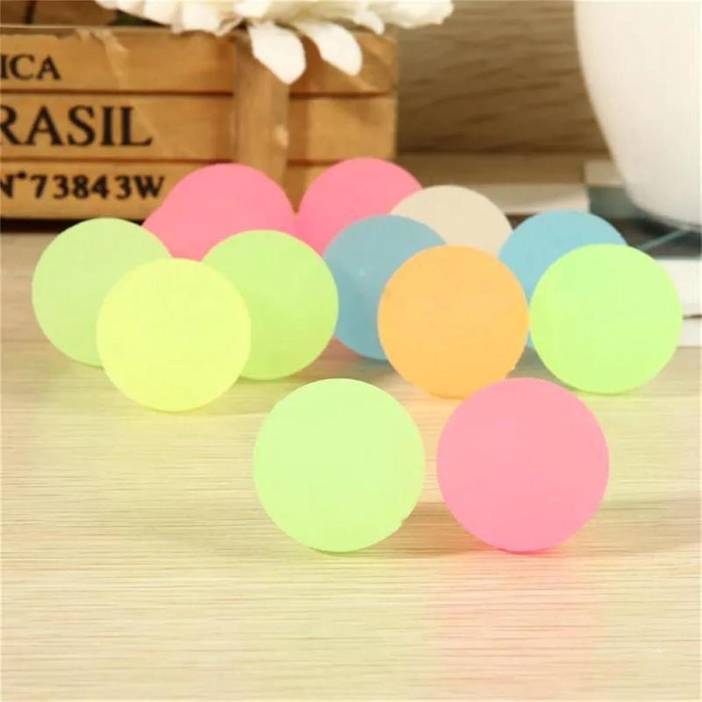 Ball 6cm Ceiling Glow In Sticky Ball Luminous Toy Relieve Stress Gifts Prop