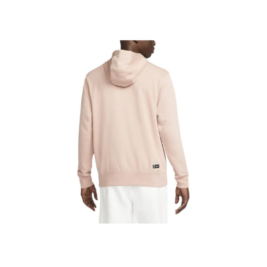 Nike Kangaroo Pocket Logo Print Hoodie Pullover Long Sleeve Sweatshirt Men Tops Pink DN1317-609