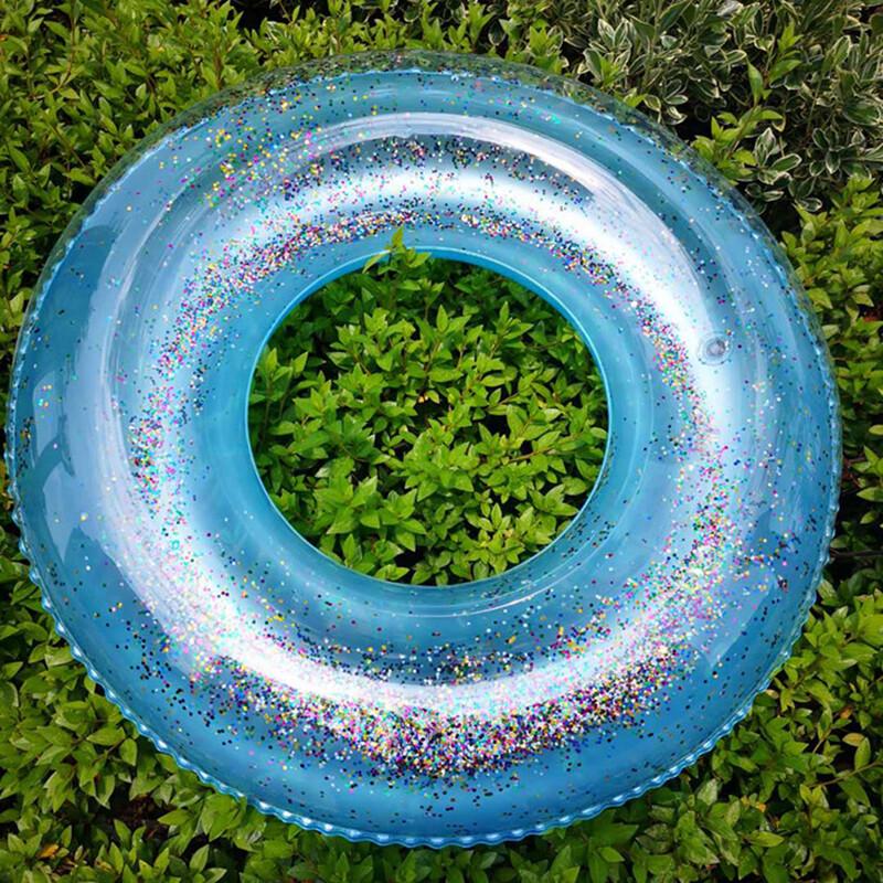 Transparent Sequin Swimming Ring