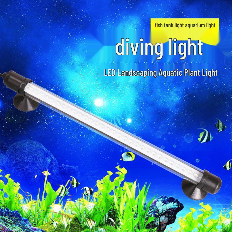 Amphibious LED Aquarium Lighting: Brightens Plants & Enhances Colors