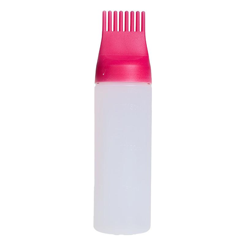1 szt. 170 ml Plastikowa butelka z aplikatorem do wyciskania na olej do włosów, farbę, szampon do koloryzacji włosów, do czyszczenia na sucho, fryzjerska