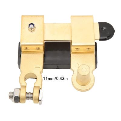 11mm Top Post Negative Battery Disconnect Switch Copper Battery Shut Off Switch 12V 24V Battery Disconnect Switch for Car RVs Marine Boat Truck