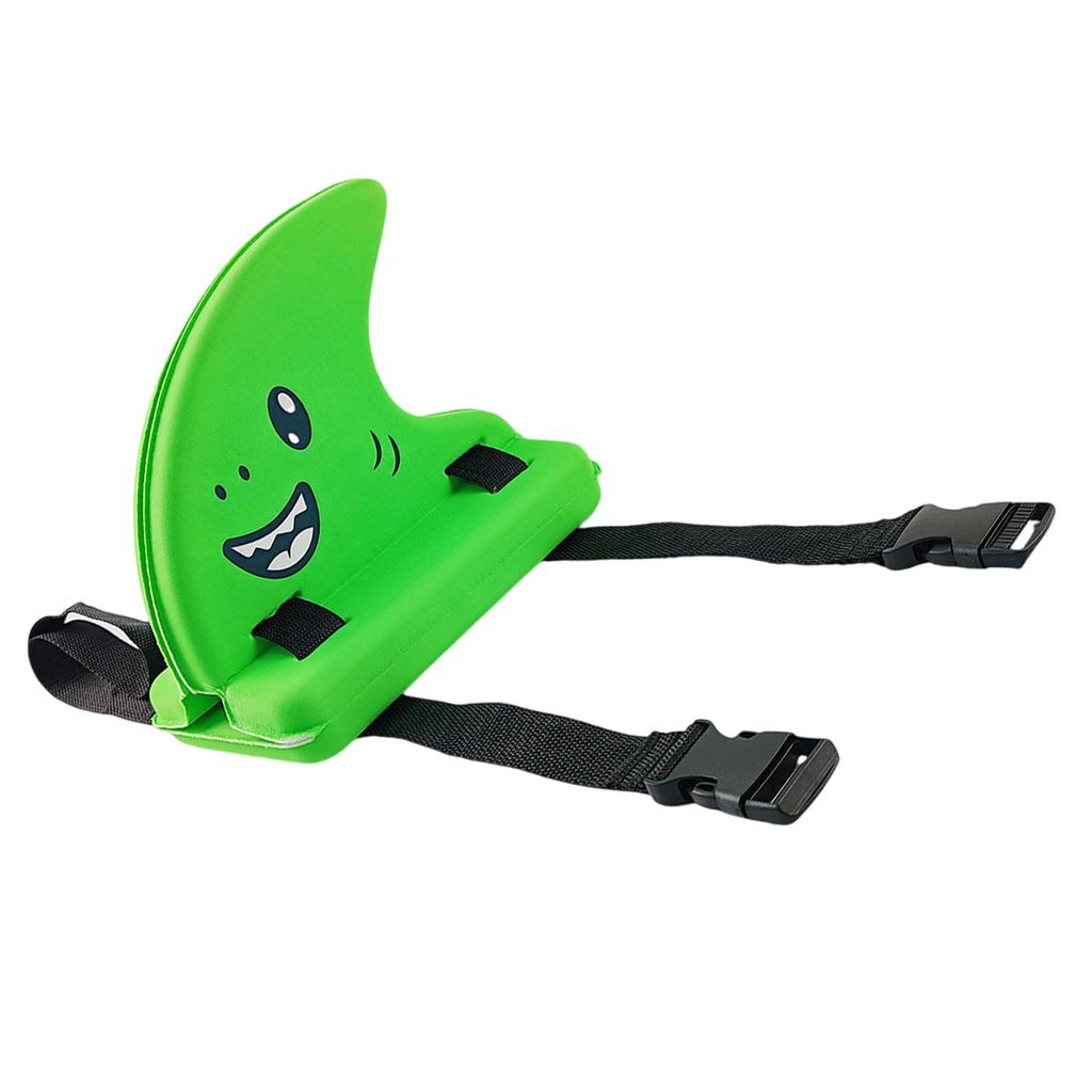 Flotteur dorsal en forme de nageoire de poisson portable Entraîneur de natation de sécurité avec sangles réglables Flotteur de natation pour tout-petits et enfants