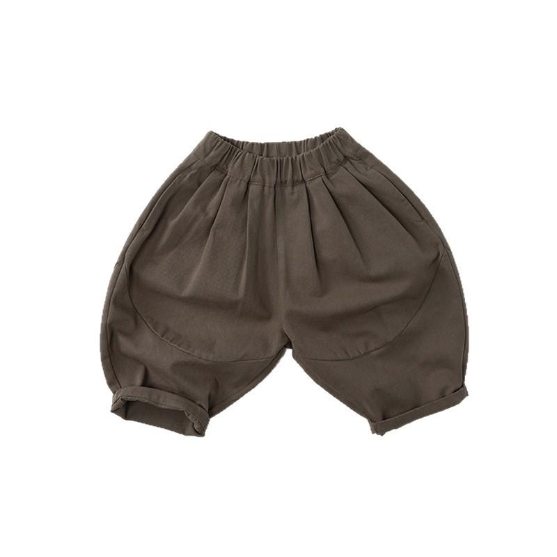 Korean Style Kids Wide Leg Casual Long Cotton Pants Unisex Boys Girls