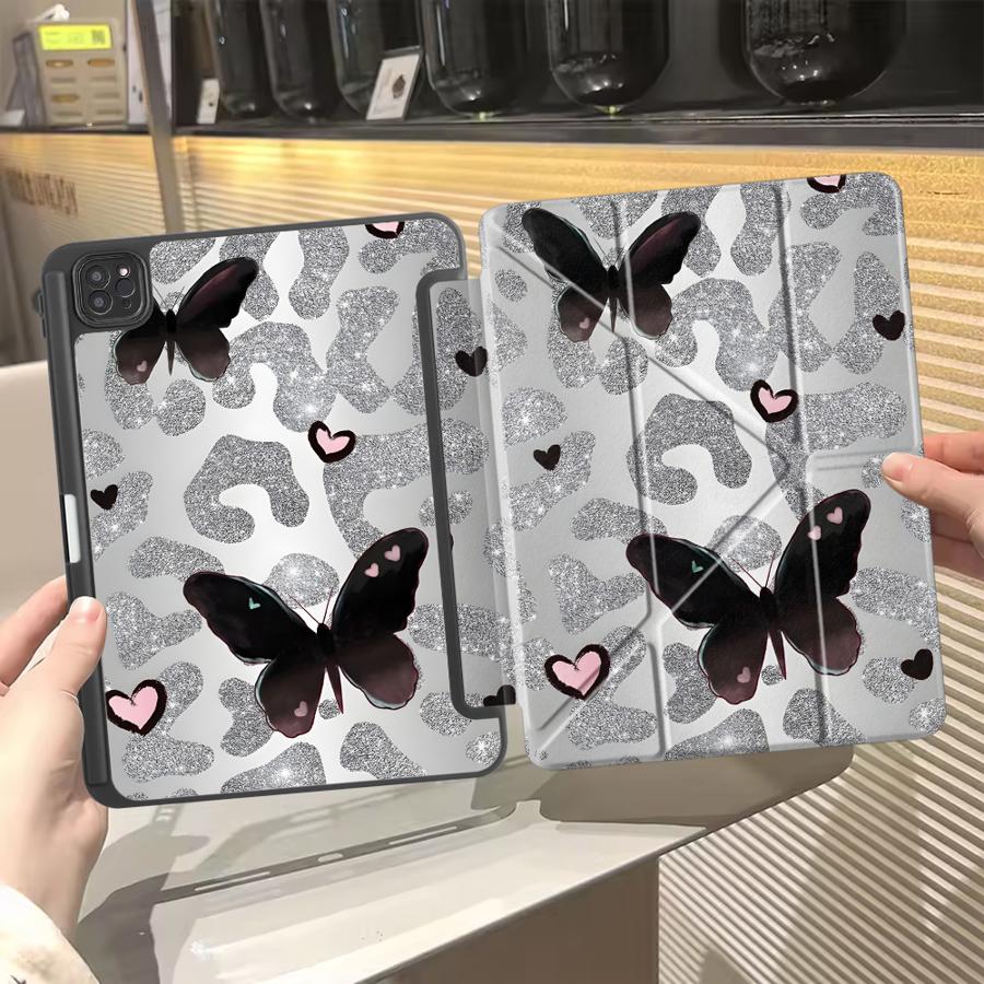 Tablet Case For iPad Pro 11th 10th 9th 8th 7th 12.9inch Pro 2025 Air 4 5 M3 M2 1 2 M4 11inch Mini 6 7 Holder Cover Leopard