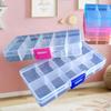 1/3PCS Practical Compartment Plastic Storage Box 24 Grids Parts Organizer Box Jewelry Bead Screw Holder Case Display Container