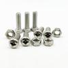 500/320pcs 304 Stainless Steel Cross Round Pan Head Phillips Machine Screw Button Head Cap Cross Bolt M1 M1.2 M1.4 M1.6 M2.5 M3