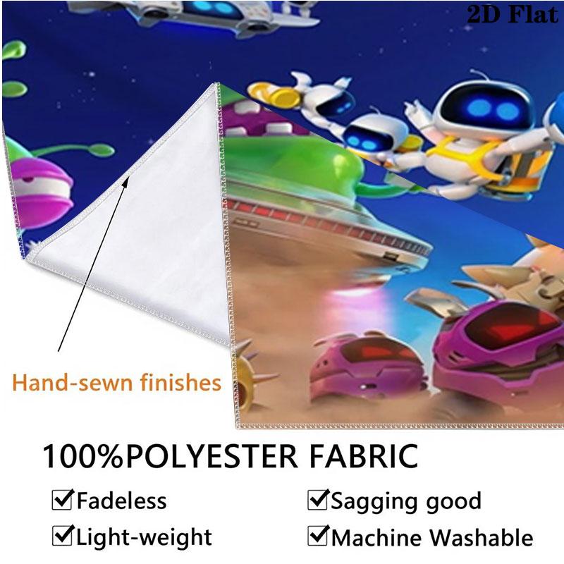 ASTRO BOT Custom Name Wall Tapestry Aesthetic Wall Hanging Printed Fabric Blanket Decorative Tapestries for Bedroom Living Room Home Decor
