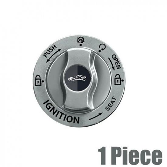 1Pc Metal Car Accessories Engine Start Stop Push Button Switch Cover Decoration