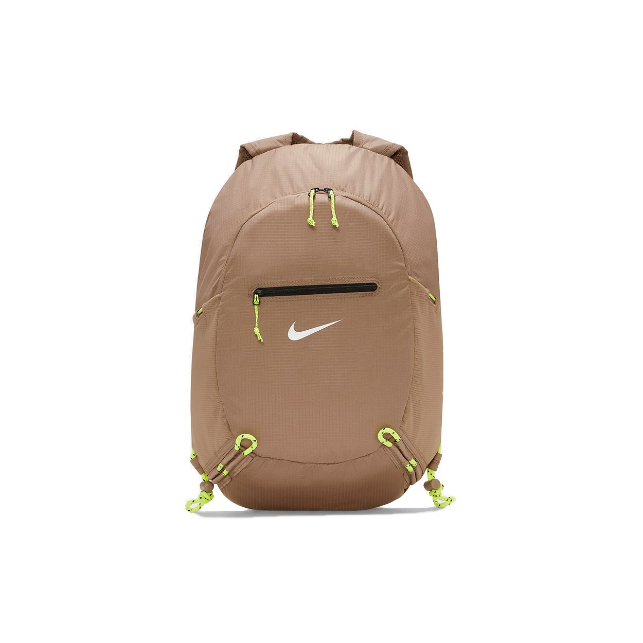 Nike Sports Travel Zipper Polyester Backpack Unisex Backpacks Brown DB0635-208 MISC