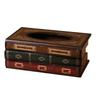 Wood Tissue Box Holder Retro American Styles Home Decoration Kitchen Countertop Organizers