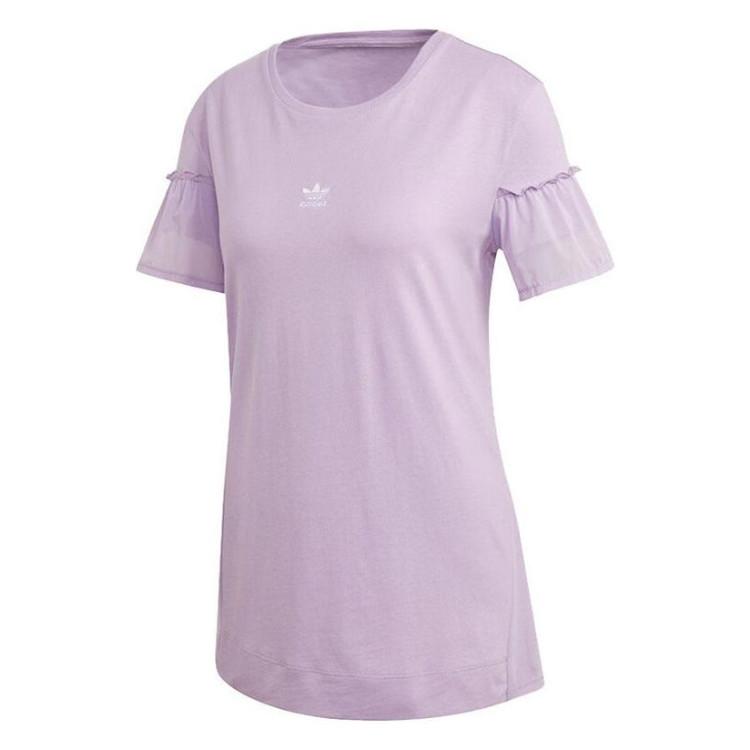Adidas Originals T Shirt Women s Light Purple GK3661 32