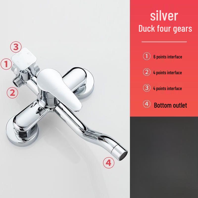 OEING Wall-Mounted Shower and Bathtub Faucet