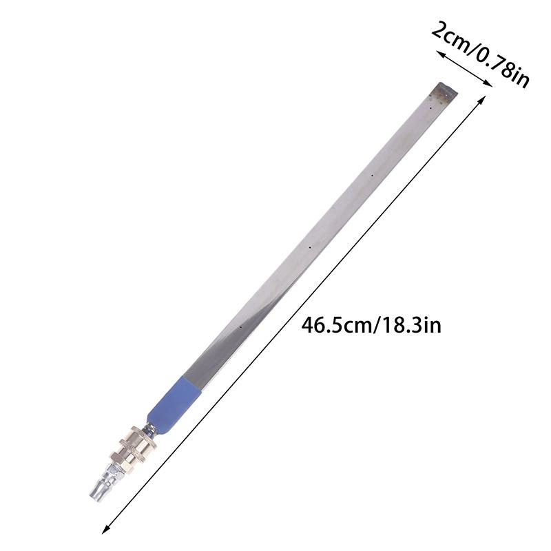 

Інструмент для чищення радіатора автомобіля Водяний бак Конденсатор Автомобільний радіатор Водяний пістолет Безкоштовний інструмент для чищення Інструмент для чищення бака для миття вантажівки 46.5*2cm