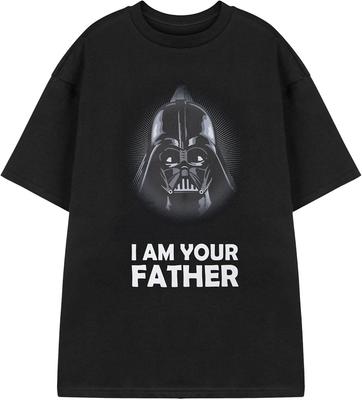 STAR WARS Darth Vader Schwarzes Grafik-T-Shirt _ Klassisches Ich bin dein Vater Zitat T-Shirt