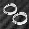 Motorrad Chrom 7'' Scheinwerfer Zierring + 4,5'' Nebelscheinwerfer Abdeckung + Visier Style Blinker Zierring Für Harley Softail FLH Touring