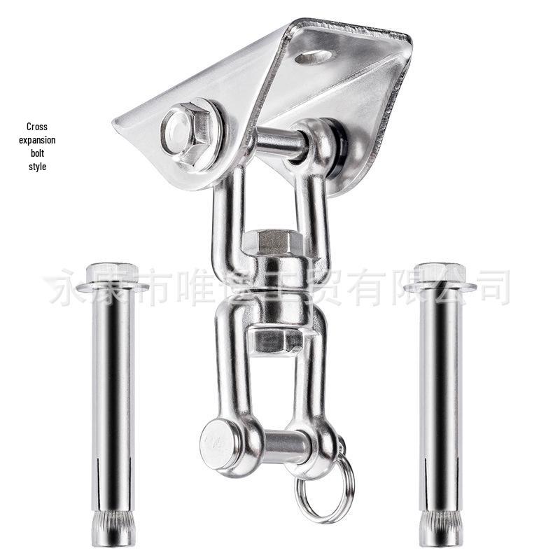 Rotating 304 Stainless Steel Aerial Yoga Hammock Hanging Kit