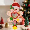 DIY Felt Shaking Joy Keychain Christmas Handmade Decorative Hanging Ornament Santa Claus Snowman Door Hanging Supplies