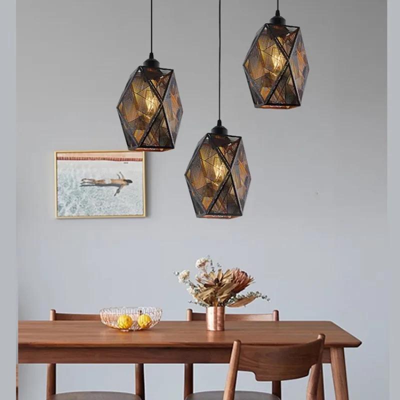 Hanging Light Cover Metal Lampshade E27 Pendant Lamp Shade for Restaurant Hotel Home Kitchen Home Decoration