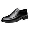 Leather shoes men's business casual dress leather shoes soft sole breathable wedding shoes work shoes