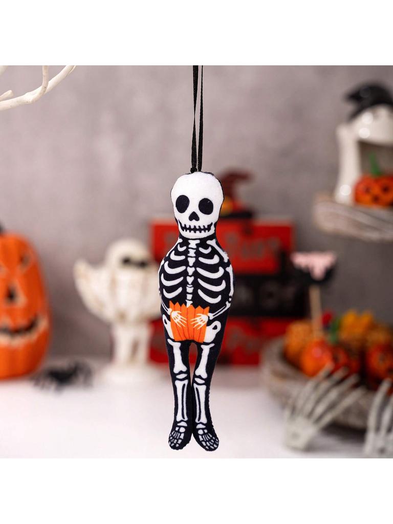 Halloween Hängeanhänger Kürbis Schwarze Katze Geist Totenkopf Horrorpuppe Ornament Außen Heimparty Halloween Dekoration
