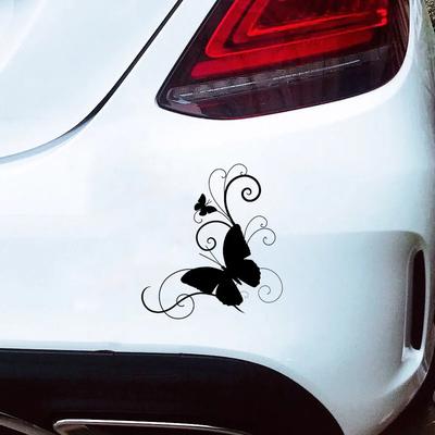 15x16cm Beautiful Butterflies Car Sticker Auto Body Bumper Windows Motorcycle Laptop Walls Vinyl Film Decal Car Accessories