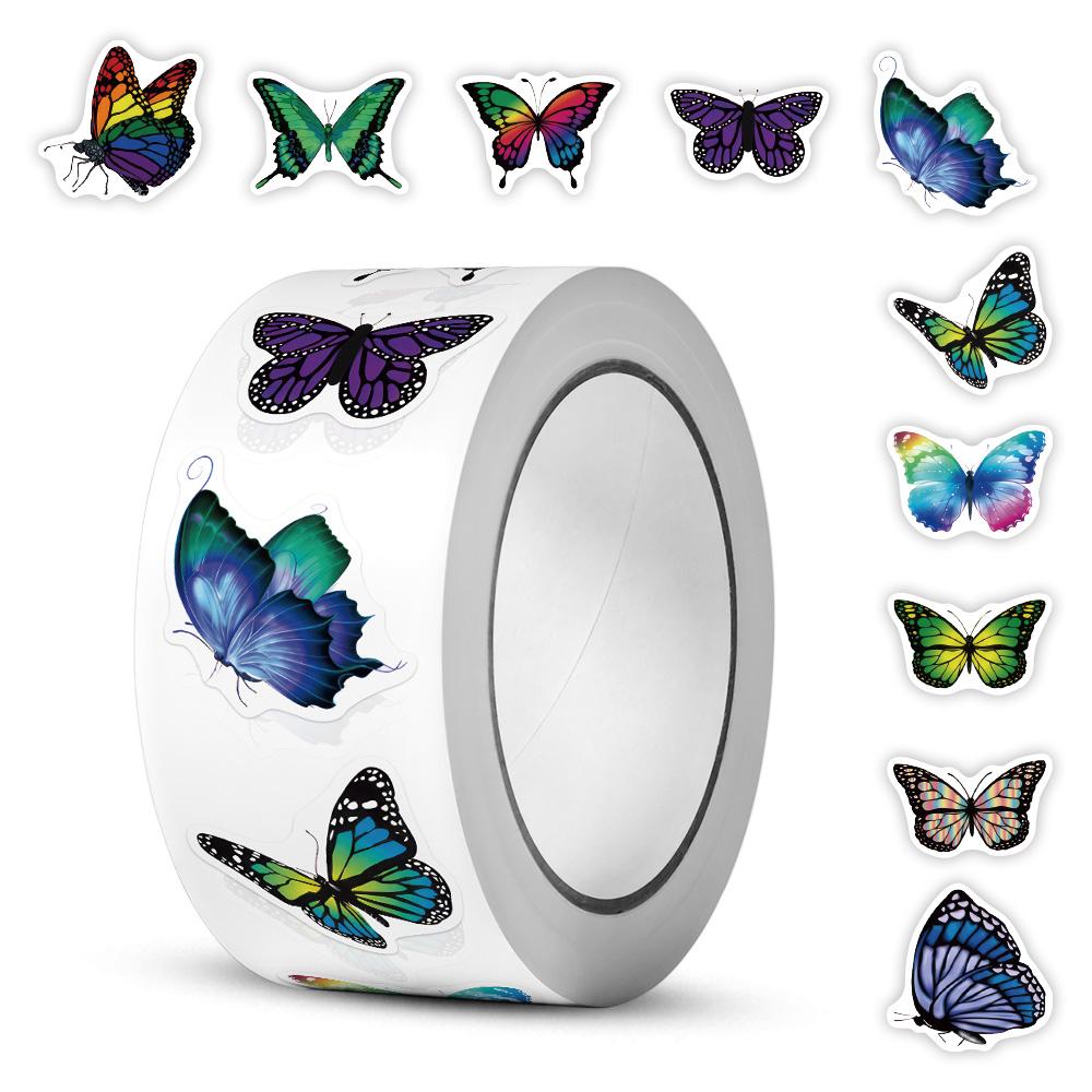 100-500pcs Butterfly Cartoon Graffiti Stickers DIY Phone Guitar Laptop Notebook Suitcase Waterproof Sticker Kids Toy