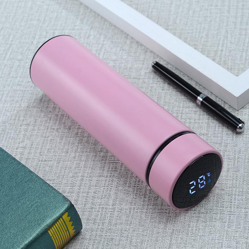 Vacuum Cup Intelligent Temperature Water Cup Wholesale 304 Stainless Steel Vacuum Straight Cup Business Gift Cup