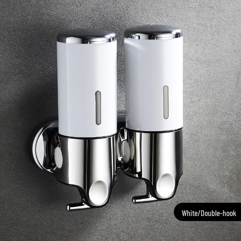 Manual Wall-Mounted Foam Soap & Shower Gel Dispenser for Bathrooms