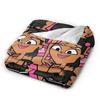 Totals Dramas Katie Blankets Fleece Spring Autumn Multi-function Super Soft Throw Blanket for Bedding Bedroom Bedding Throws