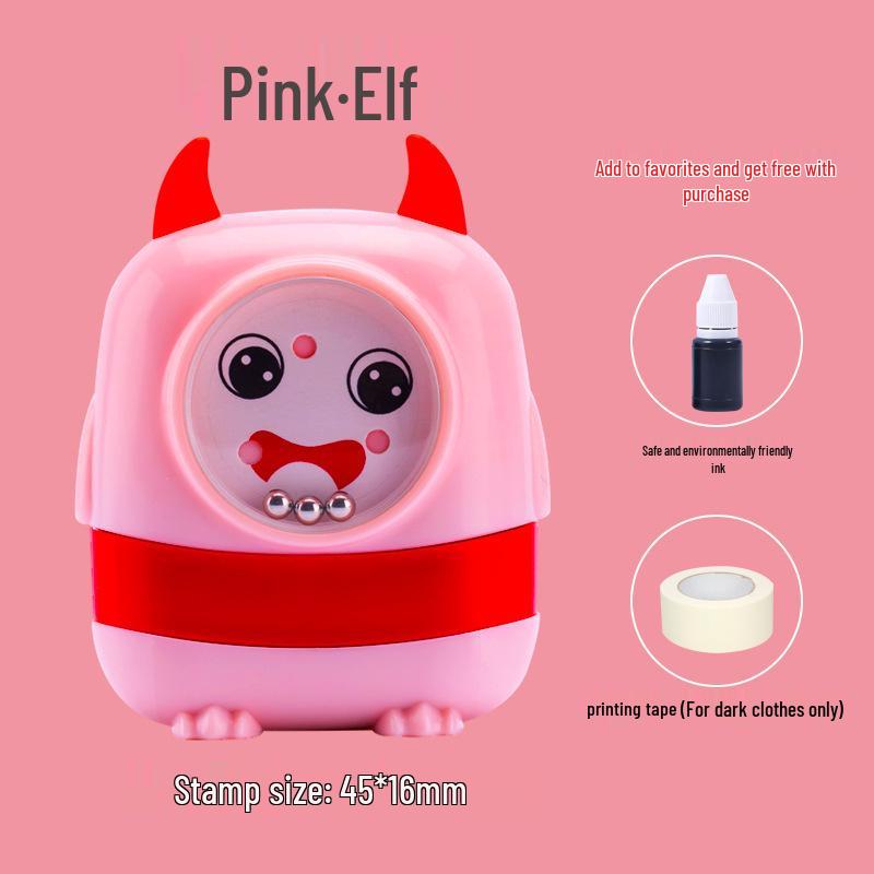 Personalized Name Stamps for Kids - Durable and Washable Name Clothing Stamps for Kindergarten Use