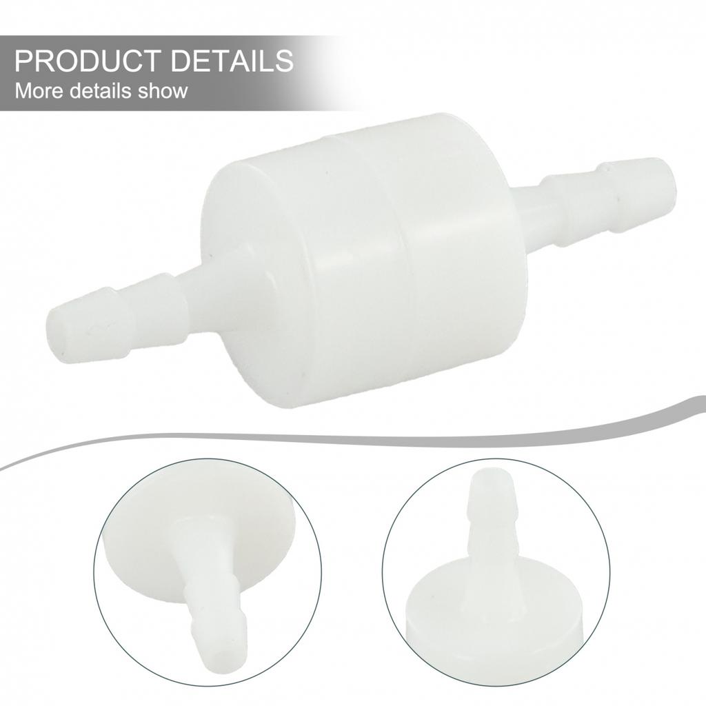 4mm/6mm/8mm/10mm/12mm Hose ID Plastic/ White Check Valve 1-Way Non-return Valve