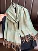 New Ethnic Autumn Pashmina Hijab Shawl Muslim Women Warm Winter Scarves Luxury Jacquard Female Foulard Hijab Stoles Headscarf