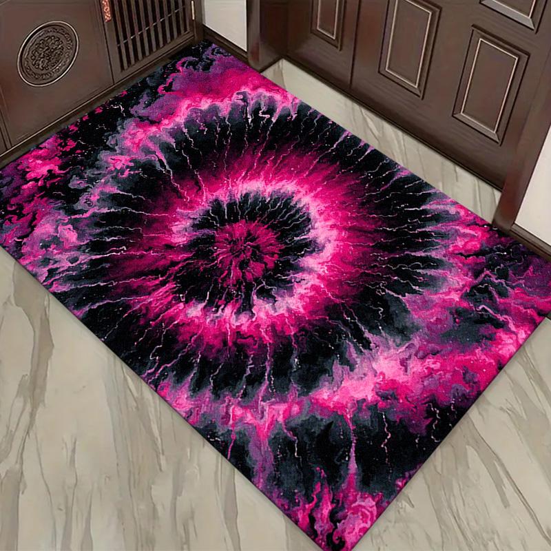 Tie-Dye Carpet Rug for Living Room Bedroom Home Sofa Decoration,Kids Play Non-slip Floor Mat