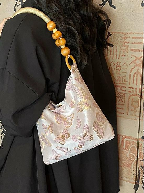 Summer Butterfly Chic Women's Underarm Tote Handbag 2025 National Tide Edition