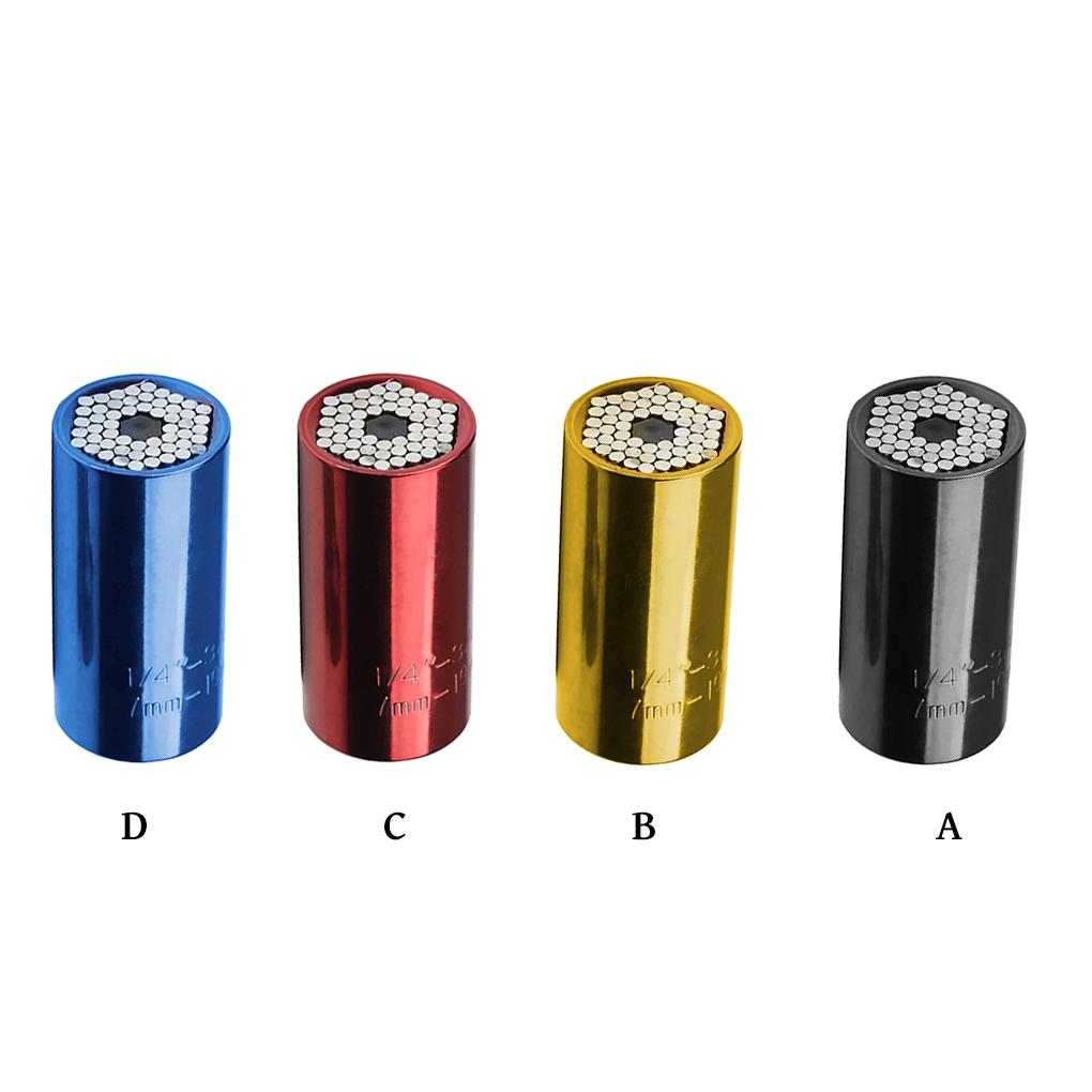 Wrench Head Socket Universal Drill Ratchet Spanner Sleeve 7-19mm Power Drill Bushing Socket