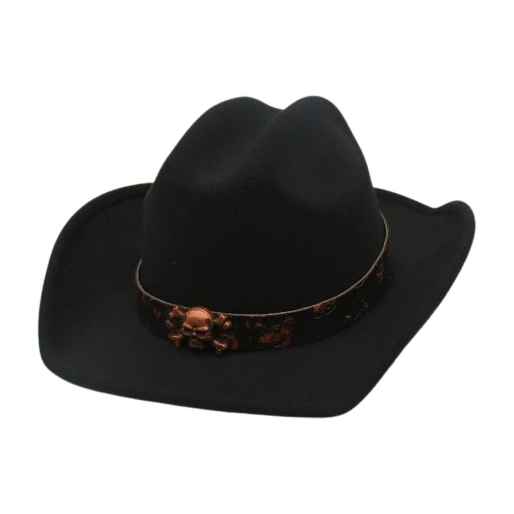 Ethnic Style Tibetan Style Top Hat Premium Sense Men And Women'S Jazz Hat Dance Top Hat Western Cowboy Hat