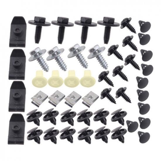 100PC Under Engine Cover Clips Mudguard Shield Screws for Toyota Lexus