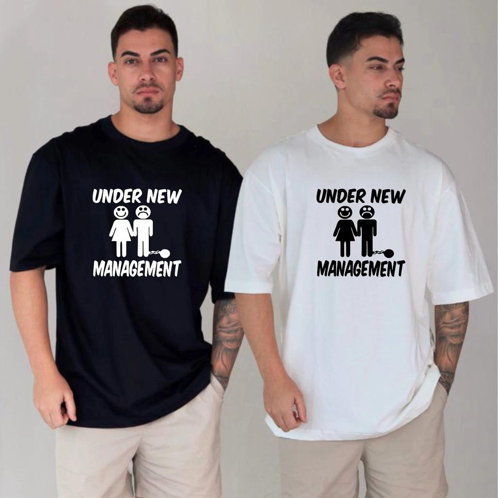 Under New Management T-Shirt, Men's Funny Wedding Husband Groom Gift Tee Top