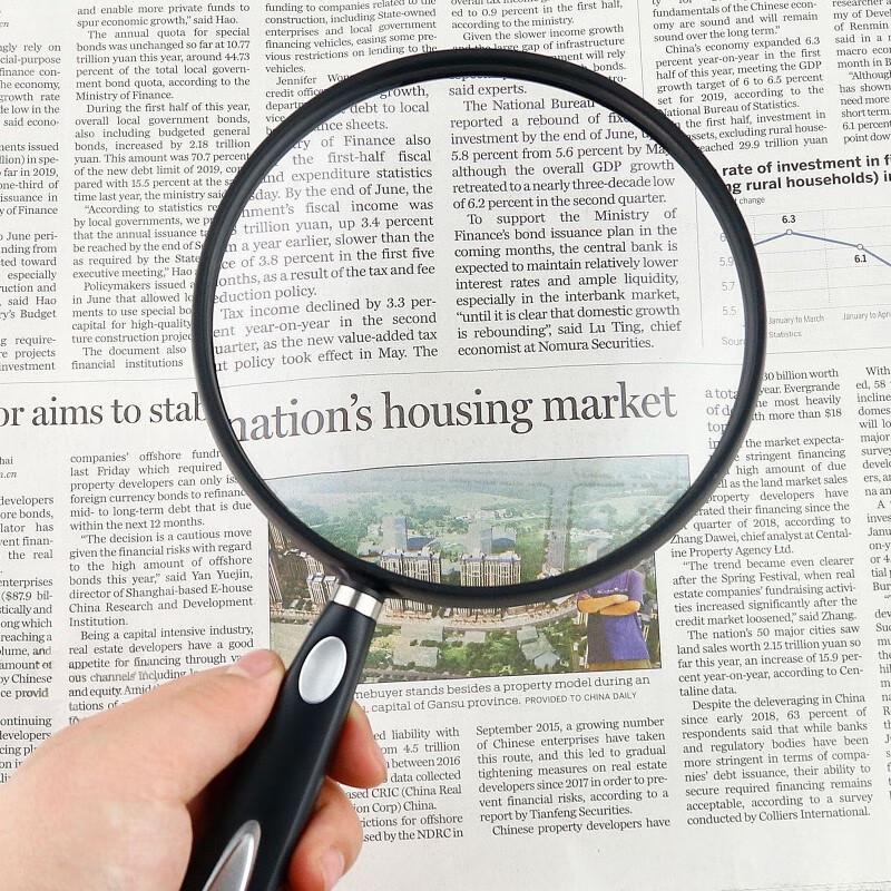 Miling 110mm Handheld Magnifying Glass