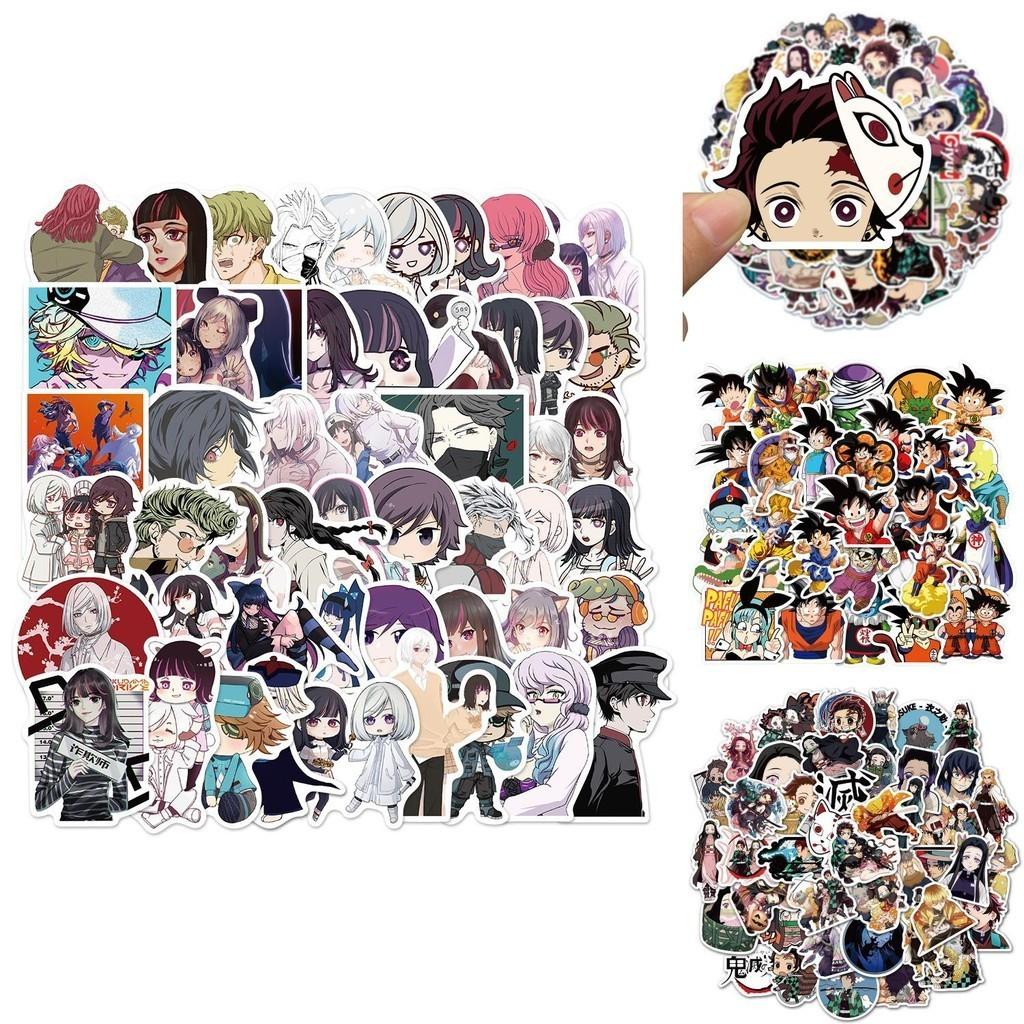 50-piece Unique Japanese Anime "demon Slayer" Graffiti Stickers For Personalizing Luggage Skateboards And Notebooks Durable Stickers