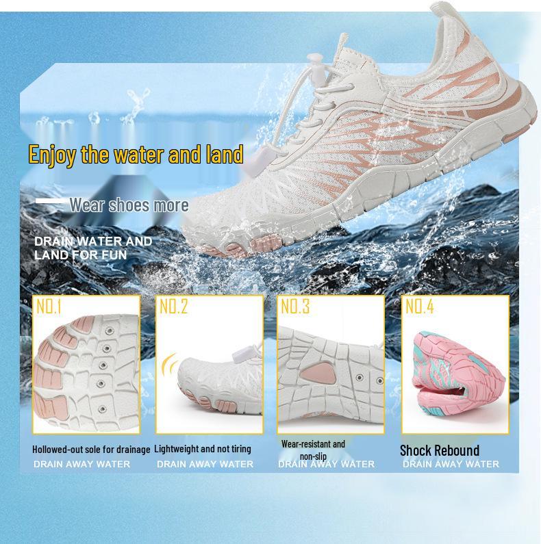 Kids' Non-Slip Breathable Five-Finger Water Shoes for Beach, Outdoor, and Swimming